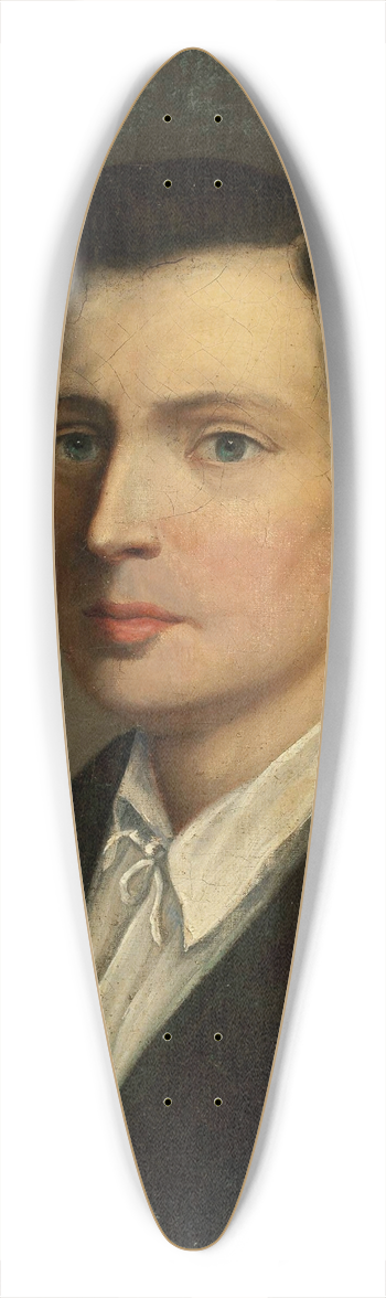 Walenty Wakowicz - Portrait of a man 39.3 inch art pintail longboard deck