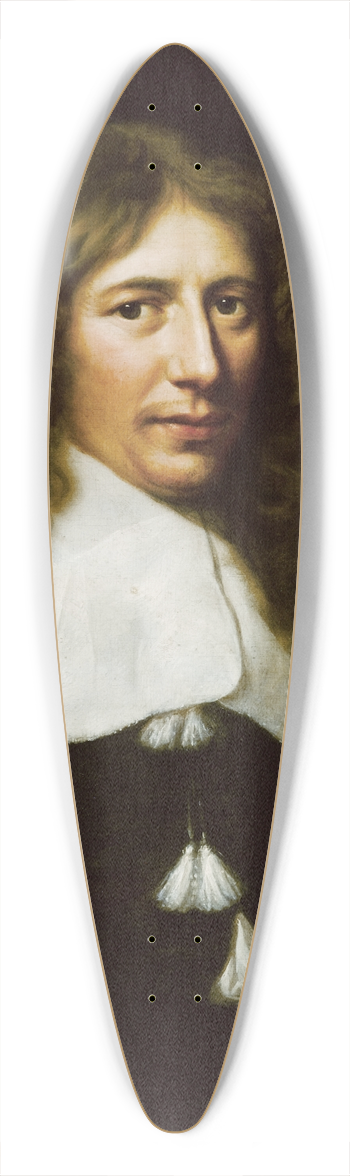 Wallerant Vaillant - Pieter de Graeff (1638-1707) 39.3 inch art pintail longboard deck