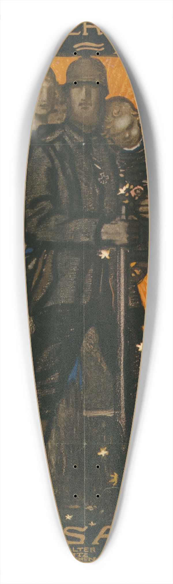 Walter Ditz - Vaterland, Familie, Zukunft  8. Kriegsanleihe 39.3 inch art pintail longboard deck