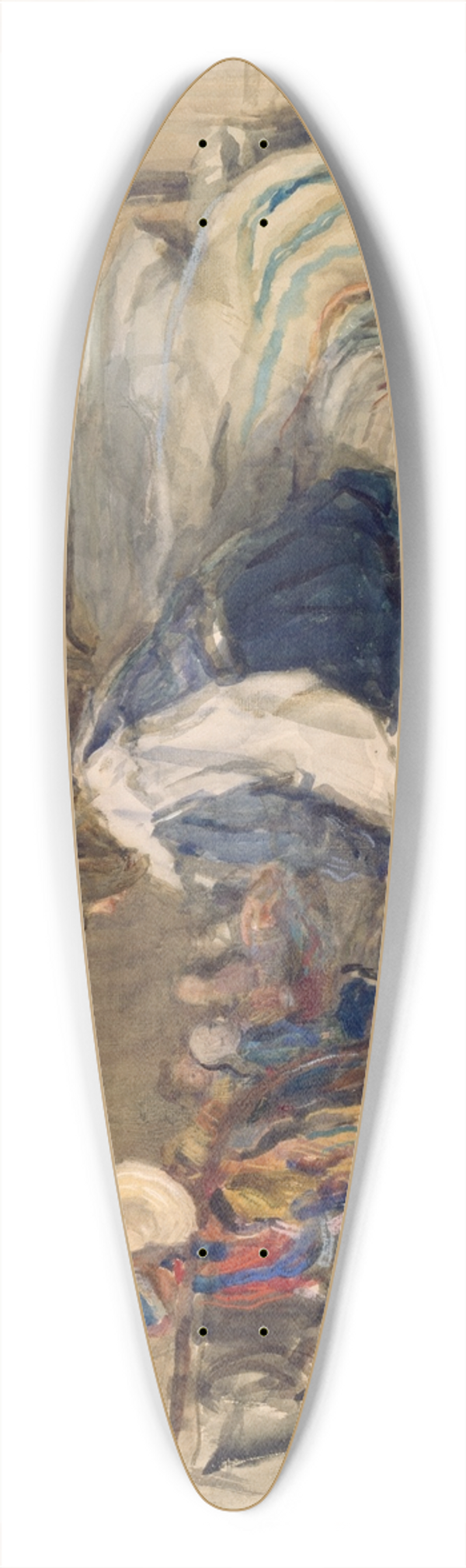 Walter Frederick Osborne - The Dolls School 39.3 inch art pintail longboard deck