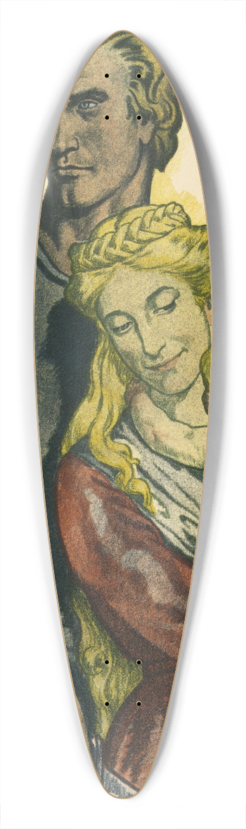 Walter Georgi - Kriegsanleihe, helft den Htern eures Glckes 39.3 inch art pintail longboard deck