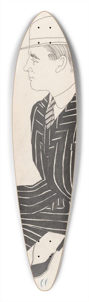 Walter K. Kinstler - George Michael Cohan 39.3 inch art pintail longboard deck