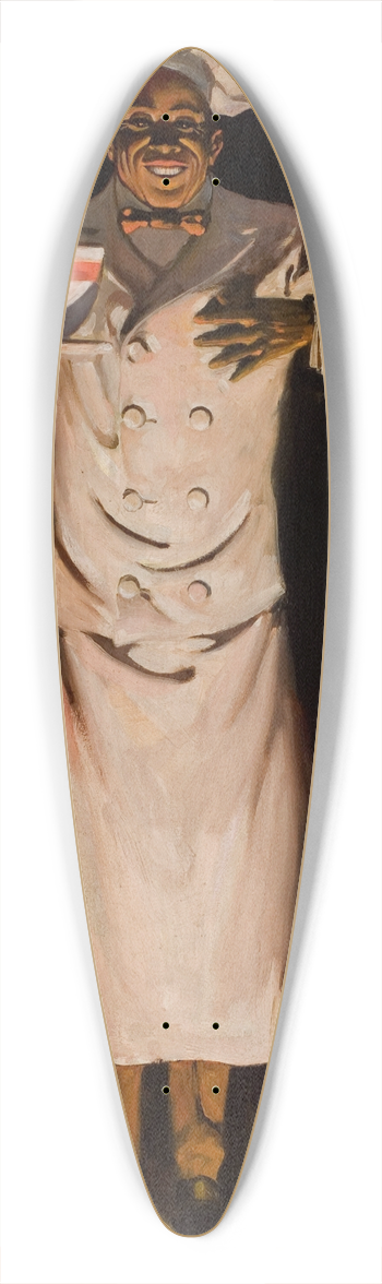 Walter Whitehead - Encore, Cream of Wheat ad illustration 39.3 inch art pintail longboard deck