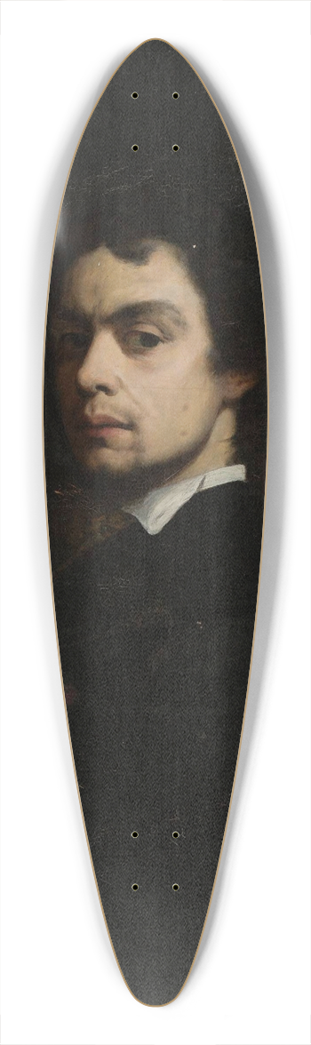 Wandalin Strzaecki - Self-portrait 39.3 inch art pintail longboard deck