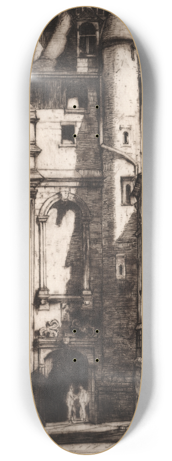 David Young Cameron - St. Aignan, Chartres 8.25 inch art skate deck