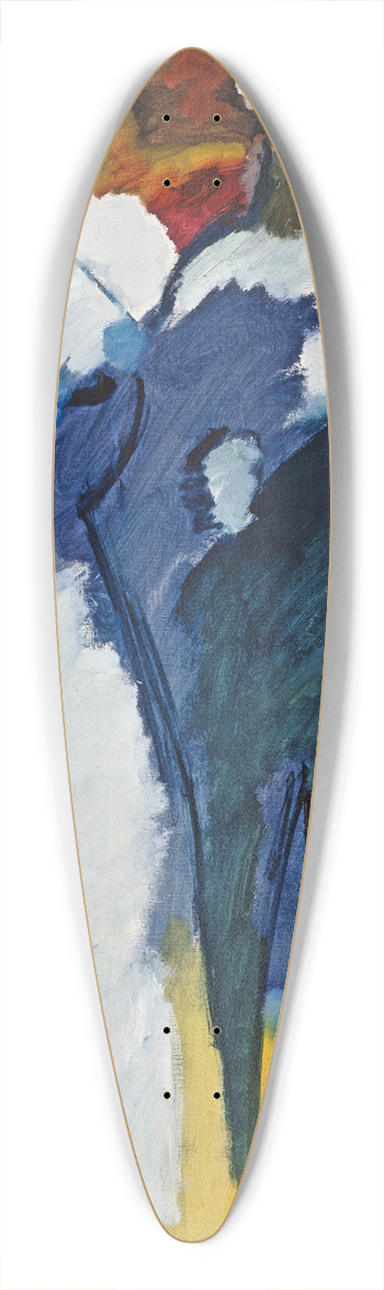 Wassily Kandinsky - Impression VI (Sunday) 39.3 inch art pintail longboard deck