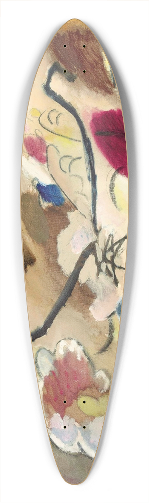 Wassily Kandinsky - Improvisation mit Pferden (Studie fr Improvisation 20) 39.3 inch art pintail longboard deck