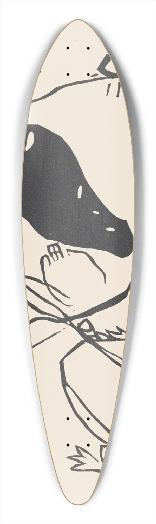 Wassily Kandinsky - Klnge Pl.02 39.3 inch art pintail longboard deck