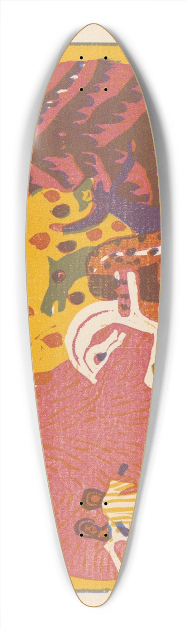 Wassily Kandinsky - Klnge Pl.05 39.3 inch art pintail longboard deck