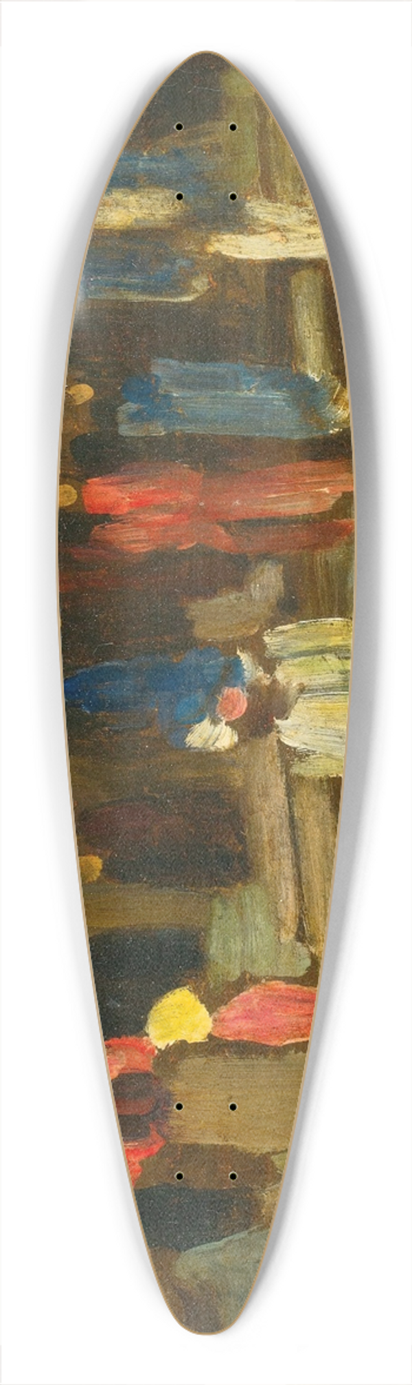 Wassily Kandinsky - Park Von St. Cloud -Eingang (Park Of St. Cloud -Entrance) 39.3 inch art pintail longboard deck