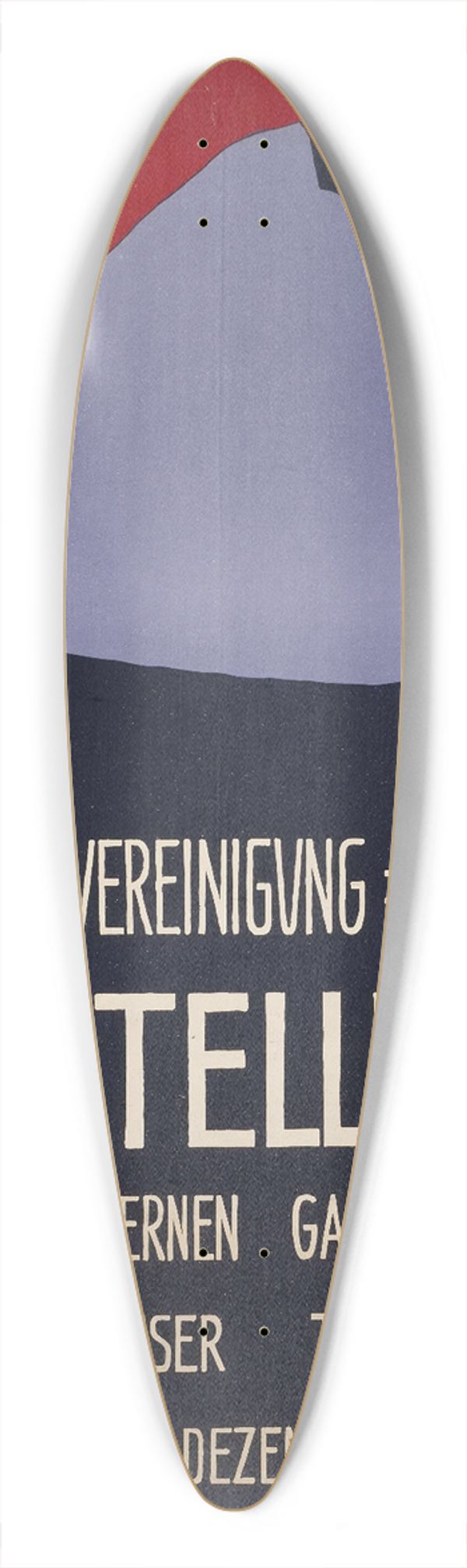Wassily Kandinsky - Plakat fr die erste Ausstellung der Neuen Knstlervereinigung Mnchen 39.3 inch art pintail longboard deck