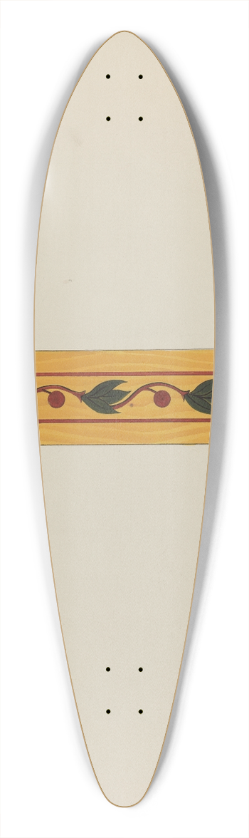 Wellington Blewett - Decorative Panel from Rail Car Interior 39.3 inch art pintail longboard deck