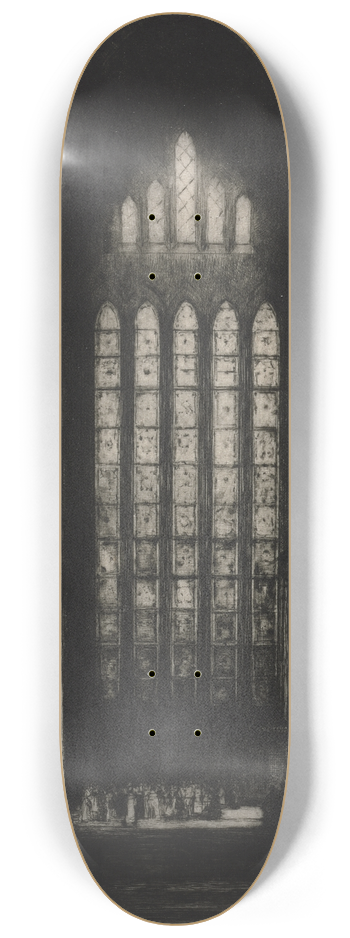 David Young Cameron - The Five Sisters, York Minster 8.25 inch art skate deck