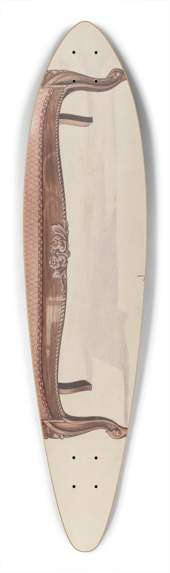 Wellington Blewett - Sofa 39.3 inch art pintail longboard deck
