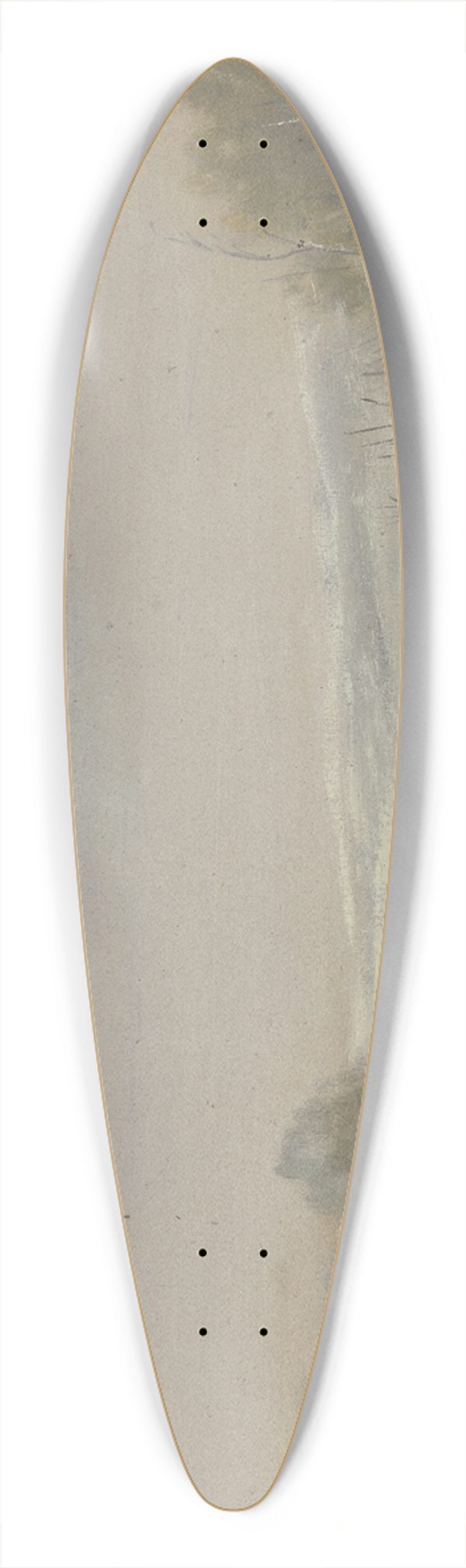 Wilhelm Amandus Beer - Snowy landscape 39.3 inch art pintail longboard deck