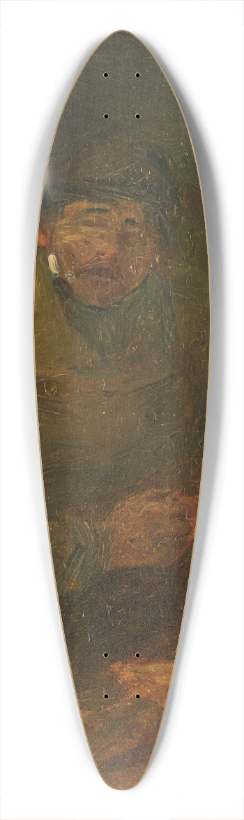 Wilhelm Busch - Sogenannte Arbeitspause (Der schmerzende Daumen) 39.3 inch art pintail longboard deck