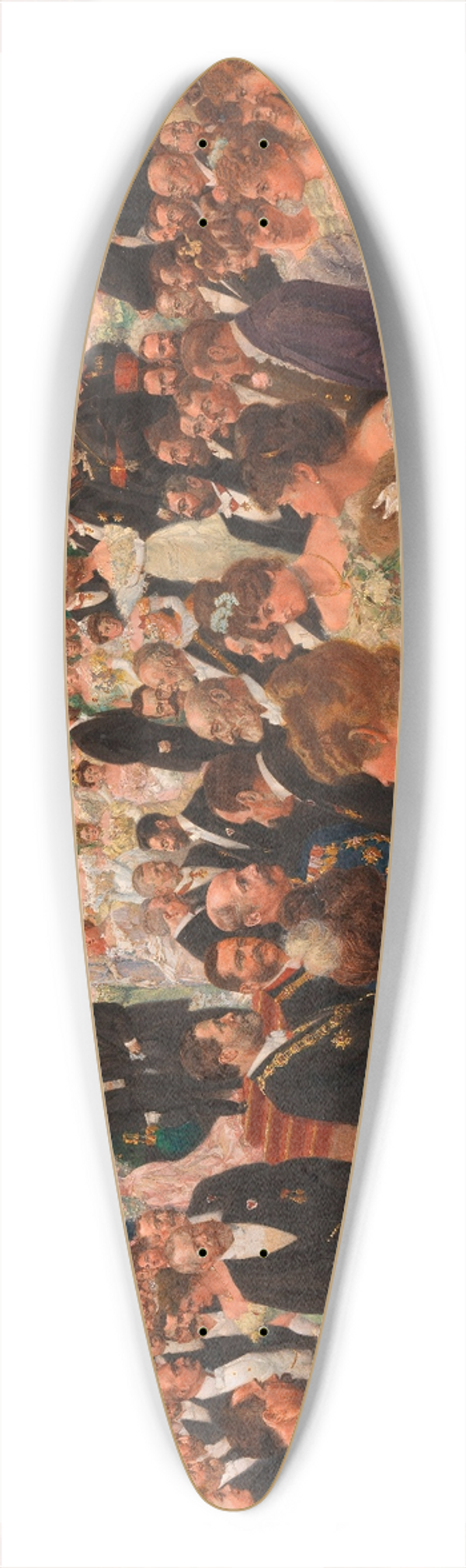 Wilhelm Gause - Ball der Stadt Wien 39.3 inch art pintail longboard deck