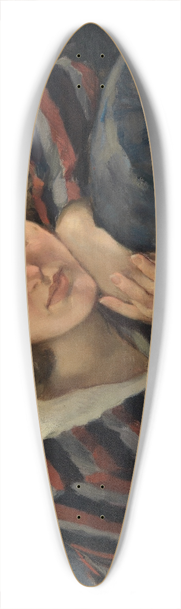 Wilhelm Hempfing - Bildnis der Tochter Brigitte 39.3 inch art pintail longboard deck