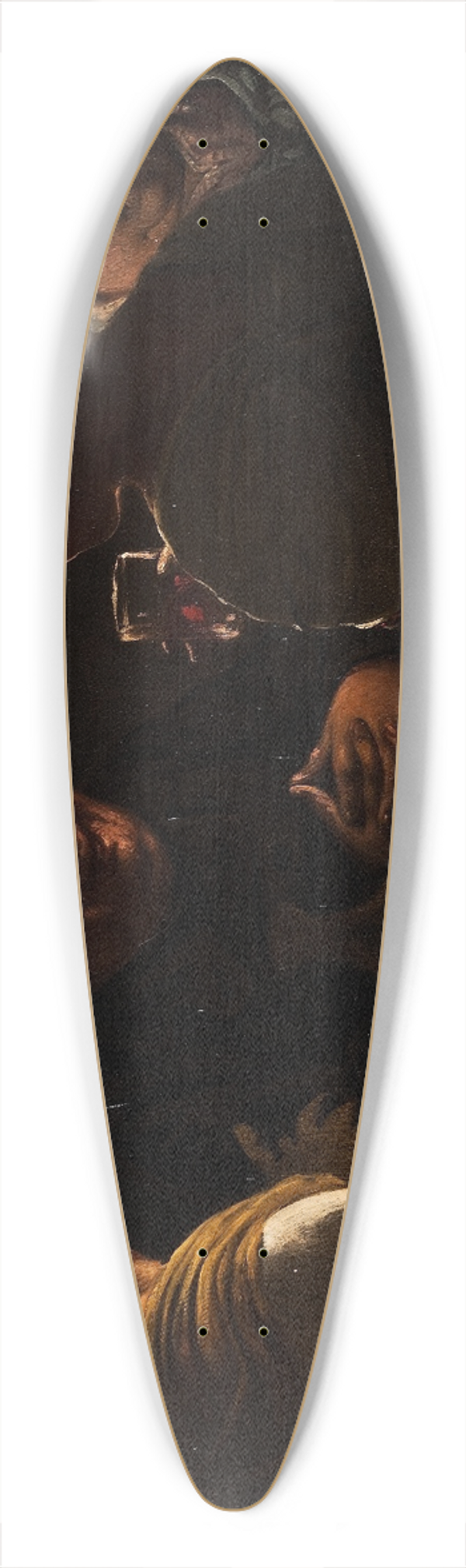 Wilhelm Marstrand - Abbate Jesting With Two Young Girls 39.3 inch art pintail longboard deck