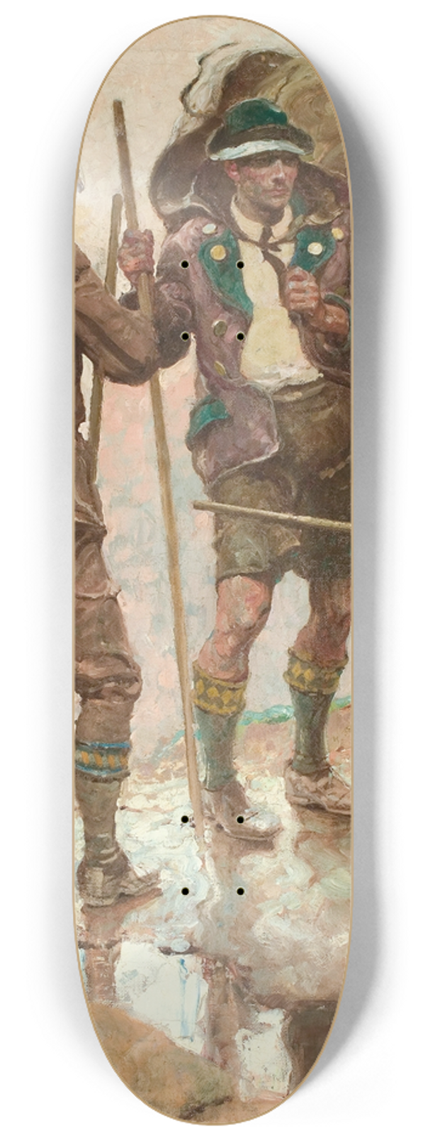 Dean Cornwell - The Bridge 8.25 inch art skate deck