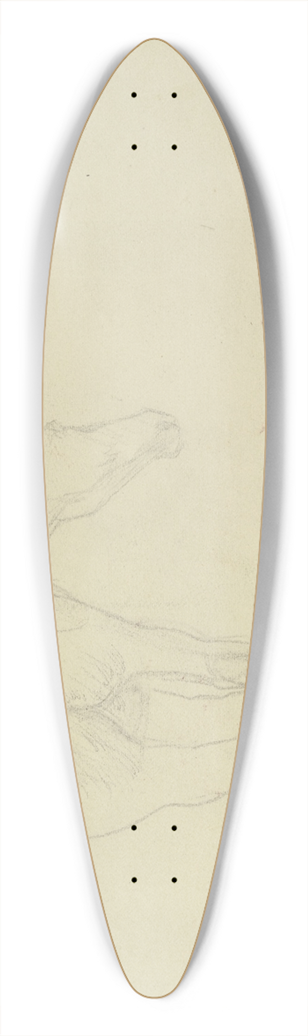 Wilhelm Rietschel - Pferd in Rckansicht, den Kopf nach rechts geneigt 39.3 inch art pintail longboard deck