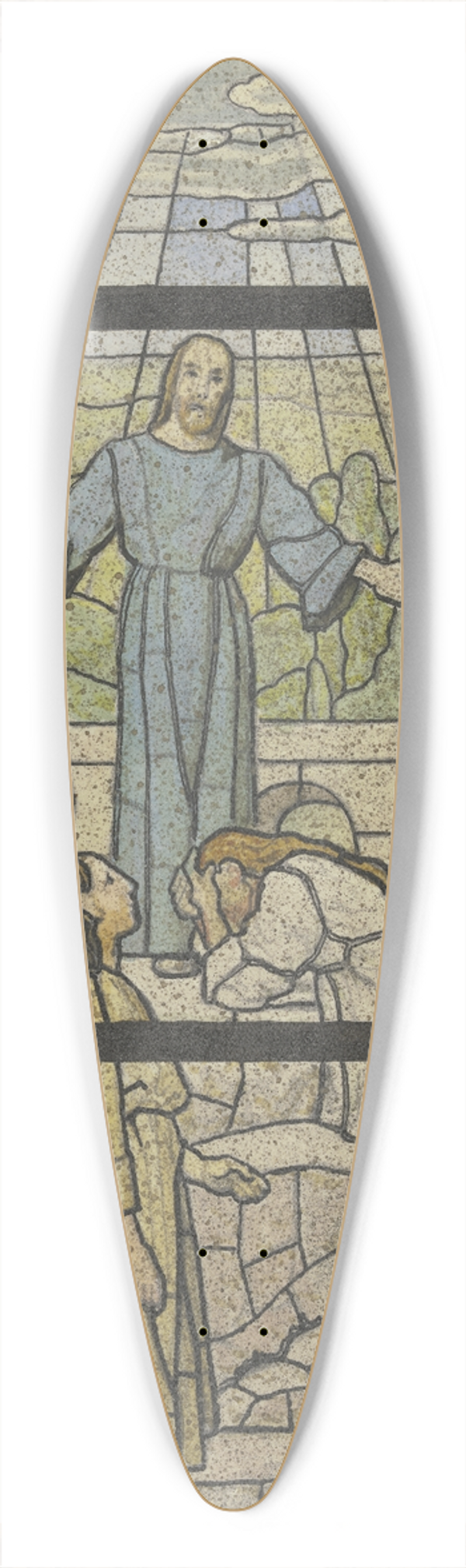 Wilhelm Ss - Christ as a teacher 39.3 inch art pintail longboard deck