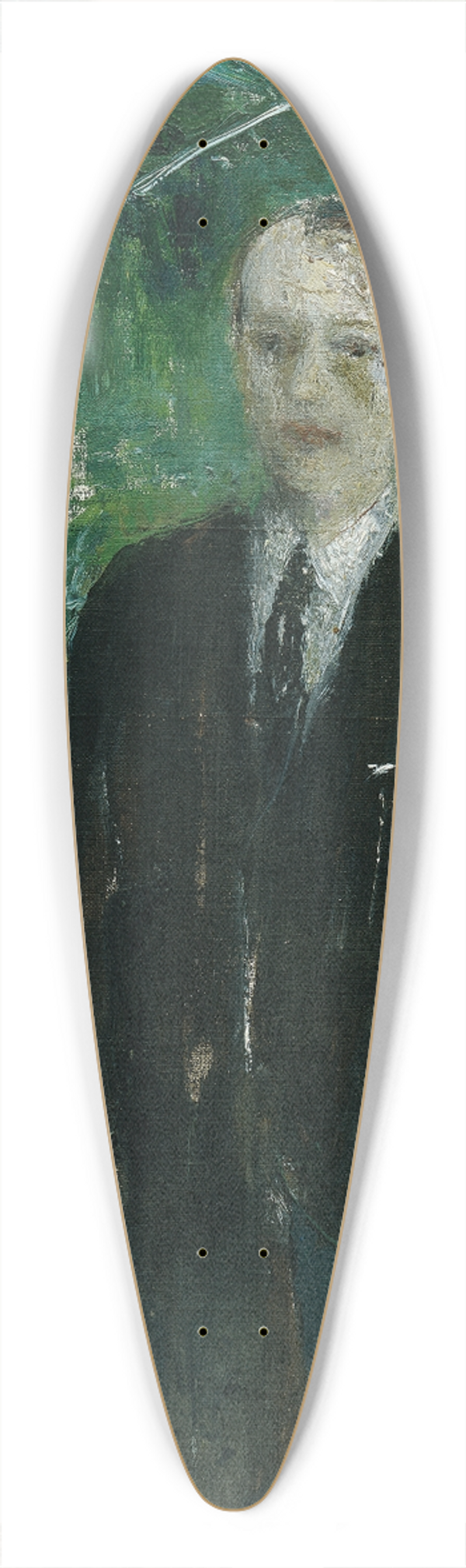 Wilhelm Thny - Selbstbildnis 39.3 inch art pintail longboard deck