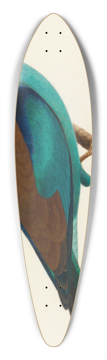 Wilhelm von Wright - The European Roller 39.3 inch art pintail longboard deck