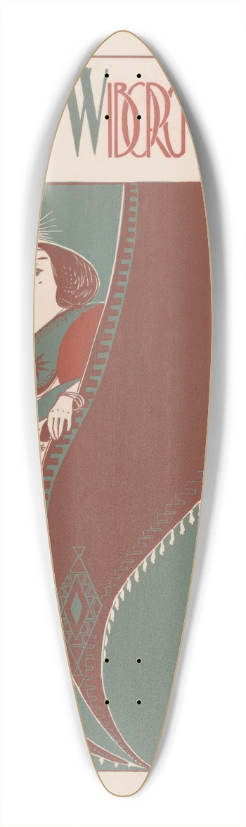 Will Bradley - Ault and Wiborg, Ad. 138 39.3 inch art pintail longboard deck