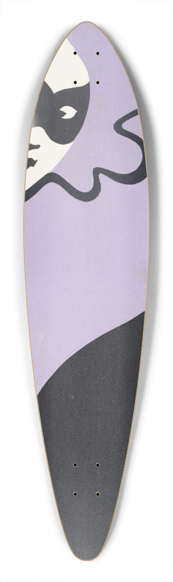 Will Bradley - Bradley: his book 39.3 inch art pintail longboard deck