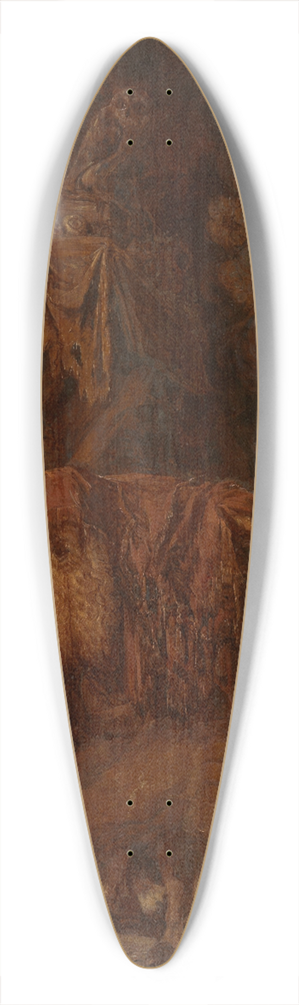 Willem Linnig the Younger - Enchantment 39.3 inch art pintail longboard deck