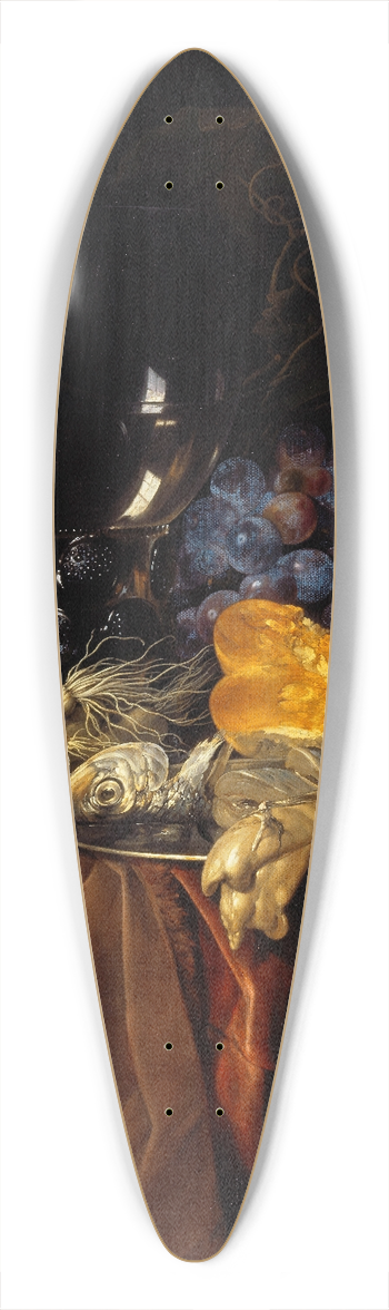 Willem van Aelst - Das Frhstck 39.3 inch art pintail longboard deck