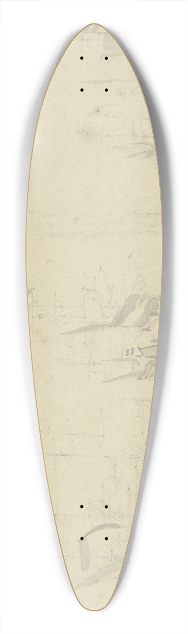 Willem van de Velde the Younger - Eine Flotte, rechts das reich beflackte Admiralsschiff, umgeben von vielen Booten 39.3 inch art pintail longboard deck