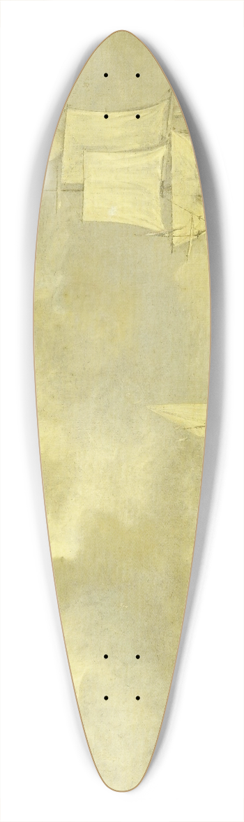 Willem van de Velde the Younger - Ships near the Coast during a Calm 39.3 inch art pintail longboard deck