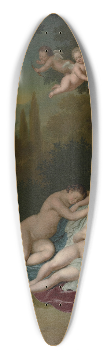 Willem Van Mieris - Cimon and Iphigenia 39.3 inch art pintail longboard deck