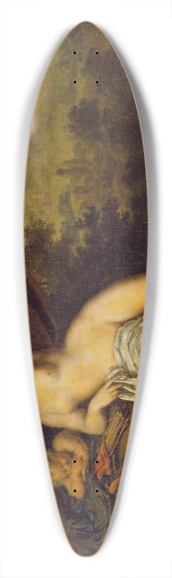 Willem Van Mieris - Venus and Cupid 39.3 inch art pintail longboard deck
