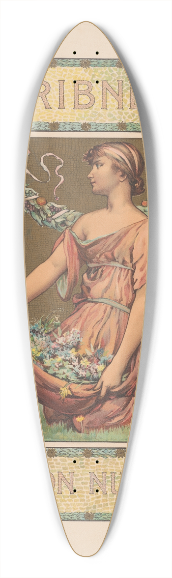 Will Hicock Low - Scribners fiction number 39.3 inch art pintail longboard deck