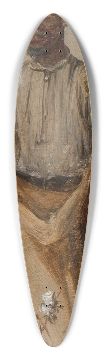 William Aiken Walker - Picking Cotton 39.3 inch art pintail longboard deck