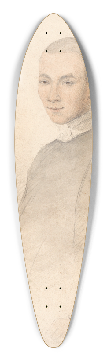 William Alexander - A Young Chinese Scholar 39.3 inch art pintail longboard deck