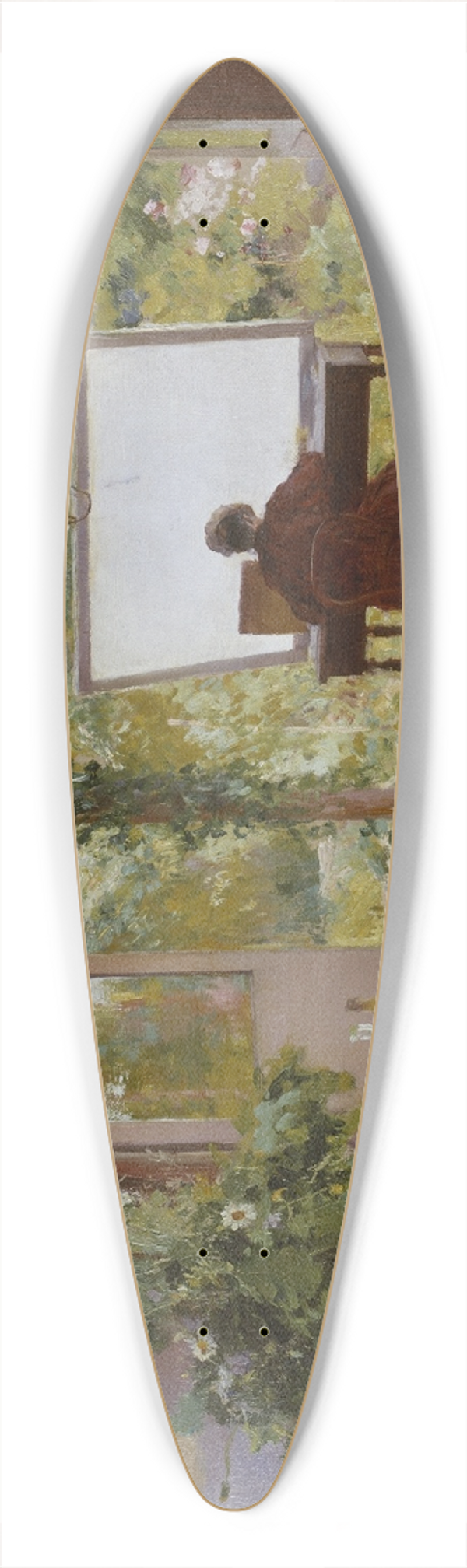 William Blair Bruce - Open-air Studio 39.3 inch art pintail longboard deck