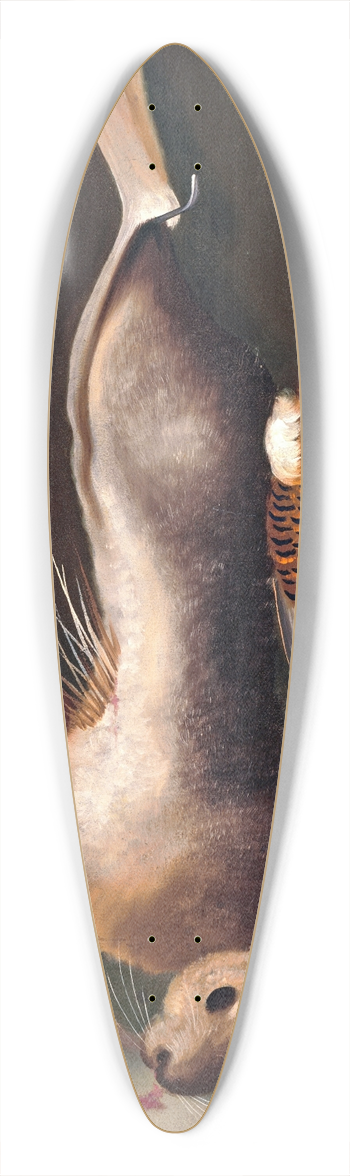 William Buelow Gould - Still life with game 39.3 inch art pintail longboard deck