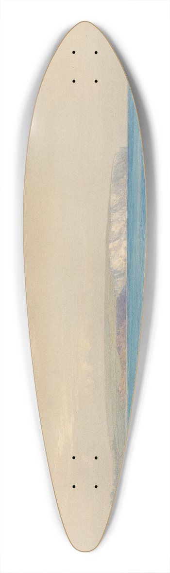 William Dyce - Culver Cliff, Isle of Wight 39.3 inch art pintail longboard deck