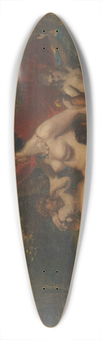 William Etty - Allegory 39.3 inch art pintail longboard deck