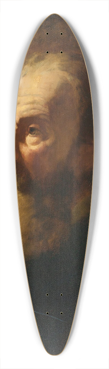 William Etty - Portrait Of A Bearded Man, Bust Length 39.3 inch art pintail longboard deck
