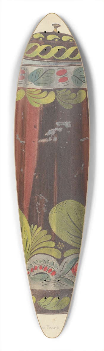 William Frank - Toleware Tin Coffee Pot 39.3 inch art pintail longboard deck