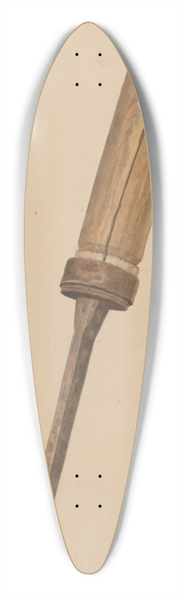 William Frank - Wagon Makers Chisel 39.3 inch art pintail longboard deck