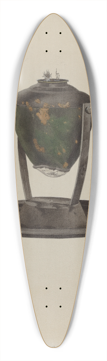 William Frank - Whaler Lamp 39.3 inch art pintail longboard deck