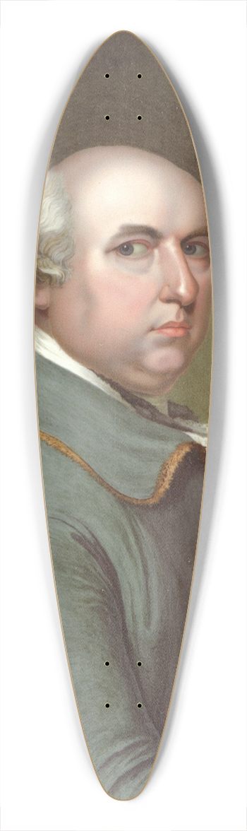 William H. Craft - George Stubbs 39.3 inch art pintail longboard deck