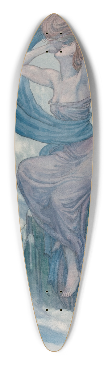 William Heath Robinson - Melbourne 39.3 inch art pintail longboard deck