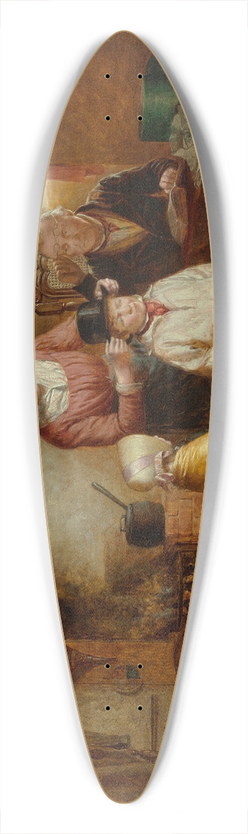 William Hemsley - The Brand New Hat 39.3 inch art pintail longboard deck